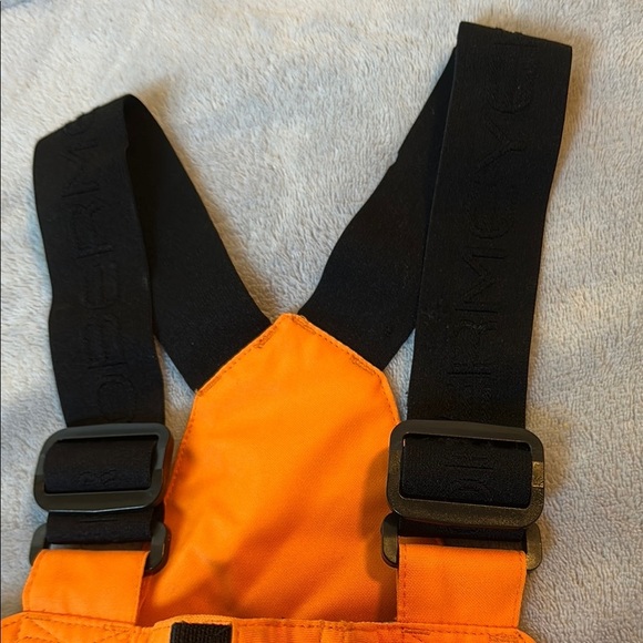 Obermeyer Orange Ski Bib Overalls Insulated Weather-Resistant Size 4 - Picture 11 of 11